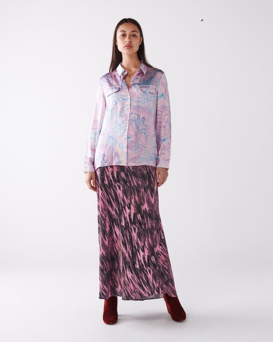 Apparel Kip&Co Tops | Tjala Tjukurpa Silk Shirt