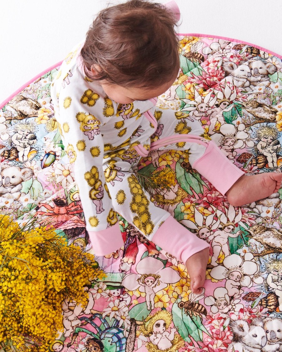 Baby Kip&Co Play Mats | Kip&Co X May Gibbs Pals Forever Organic Cotton Quilted Play Mat