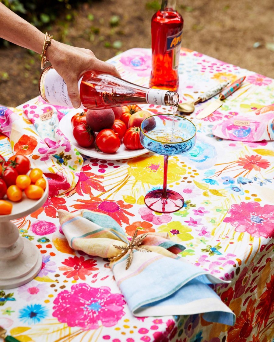 Homewares Kip&Co Table Linen | Field Of Dreams In Colour Linen 4P Napkin Set