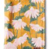 Homewares Kip&Co Towels | Daisy Bunch Mustard Printed Terry Bath Towel