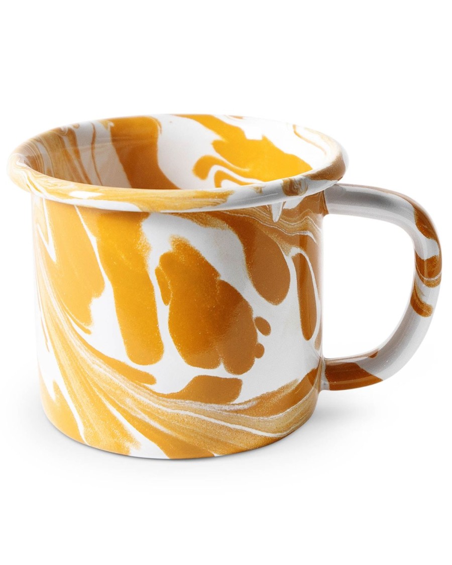 Homewares Kip&Co Enamelware | Golden Marble Enamel Mug 2P Set