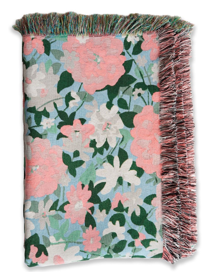 Bedding Kip&Co Blankets & Throws | Dreamy Floral Tapestry Throw