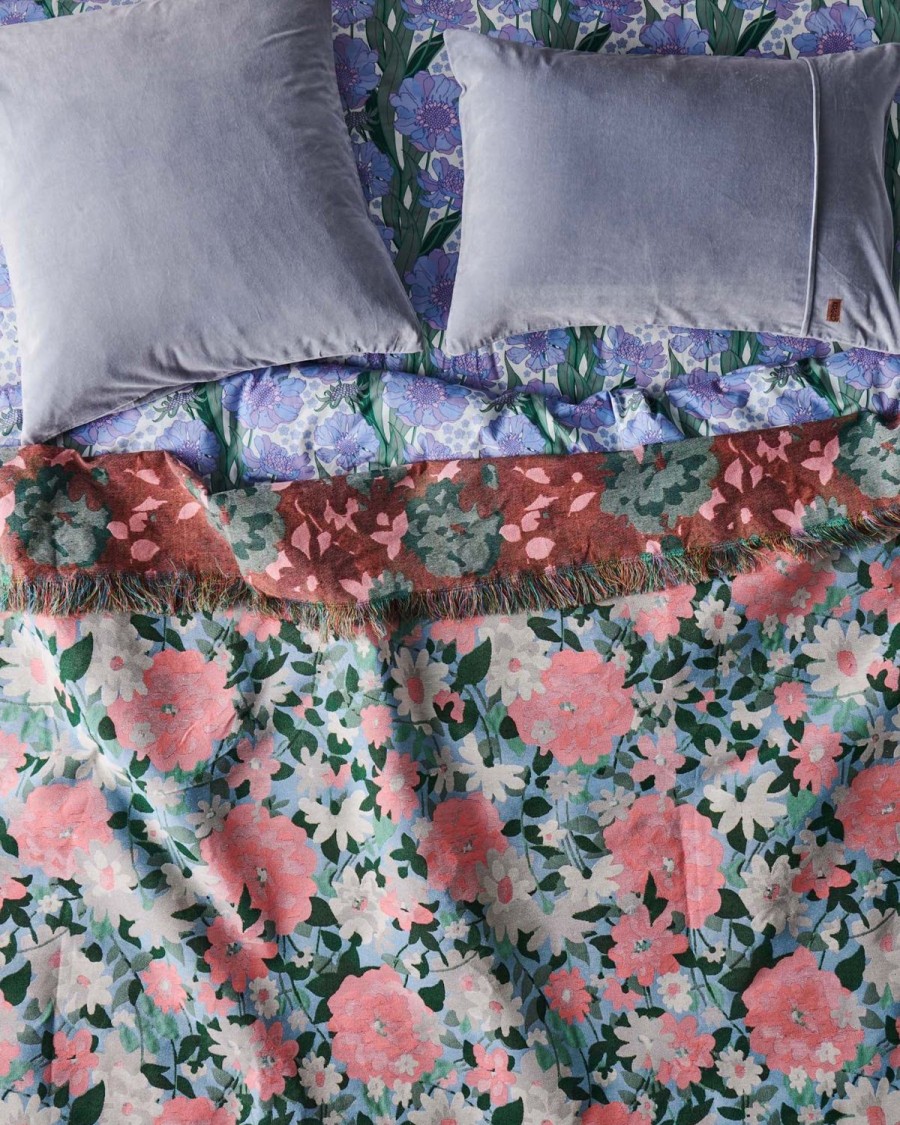 Bedding Kip&Co Blankets & Throws | Dreamy Floral Tapestry Throw