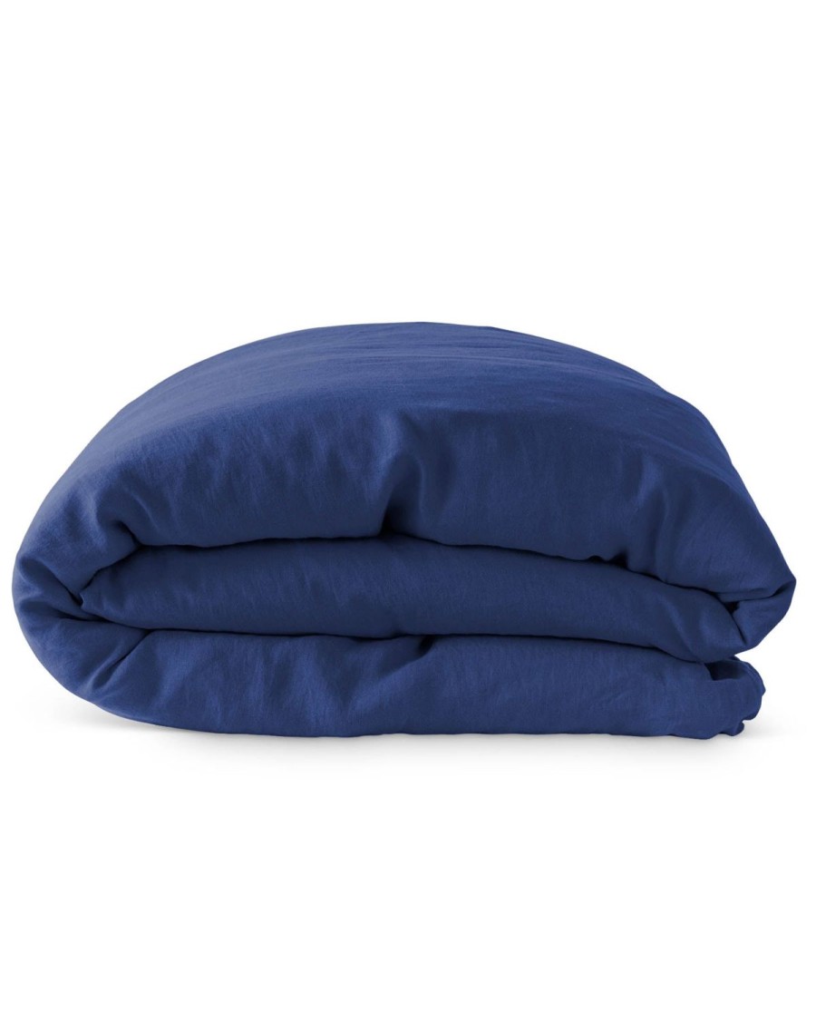 Bedding Kip&Co Quilt Covers | Indigo Linen Quilt Cover