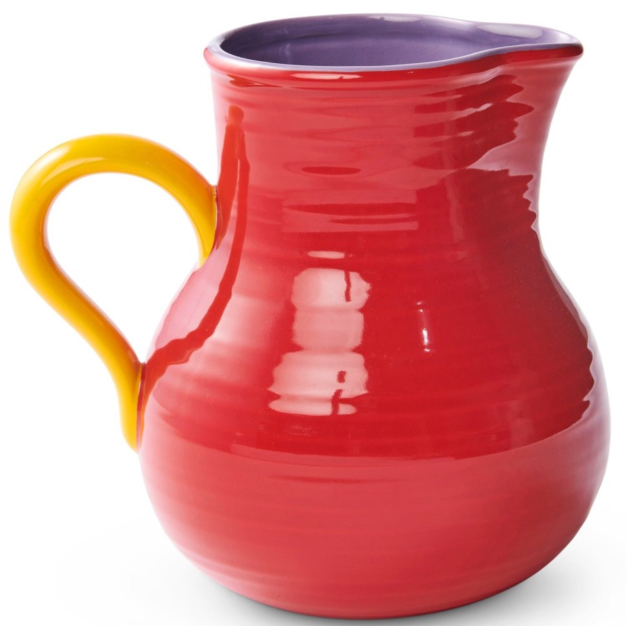 Homewares Kip&Co Ceramics | Long Lunch Red Water Jug