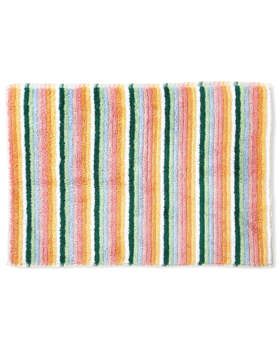 Homewares Kip&Co Bath Mats | Stripes Colourful Turkish Bath Mat