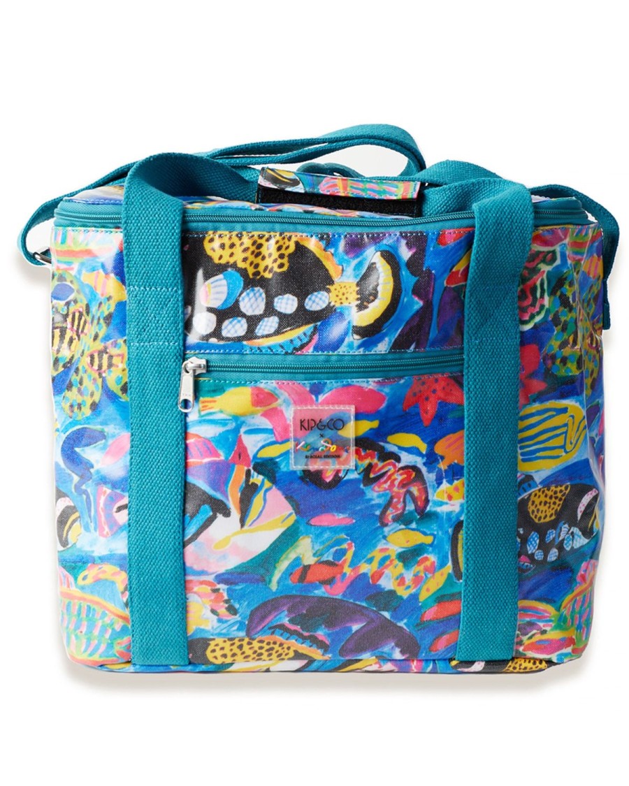 Apparel Kip&Co Cooler & Lunch Bags | Kip&Co X Ken Done Barrier Reef Garden Cooler Bag