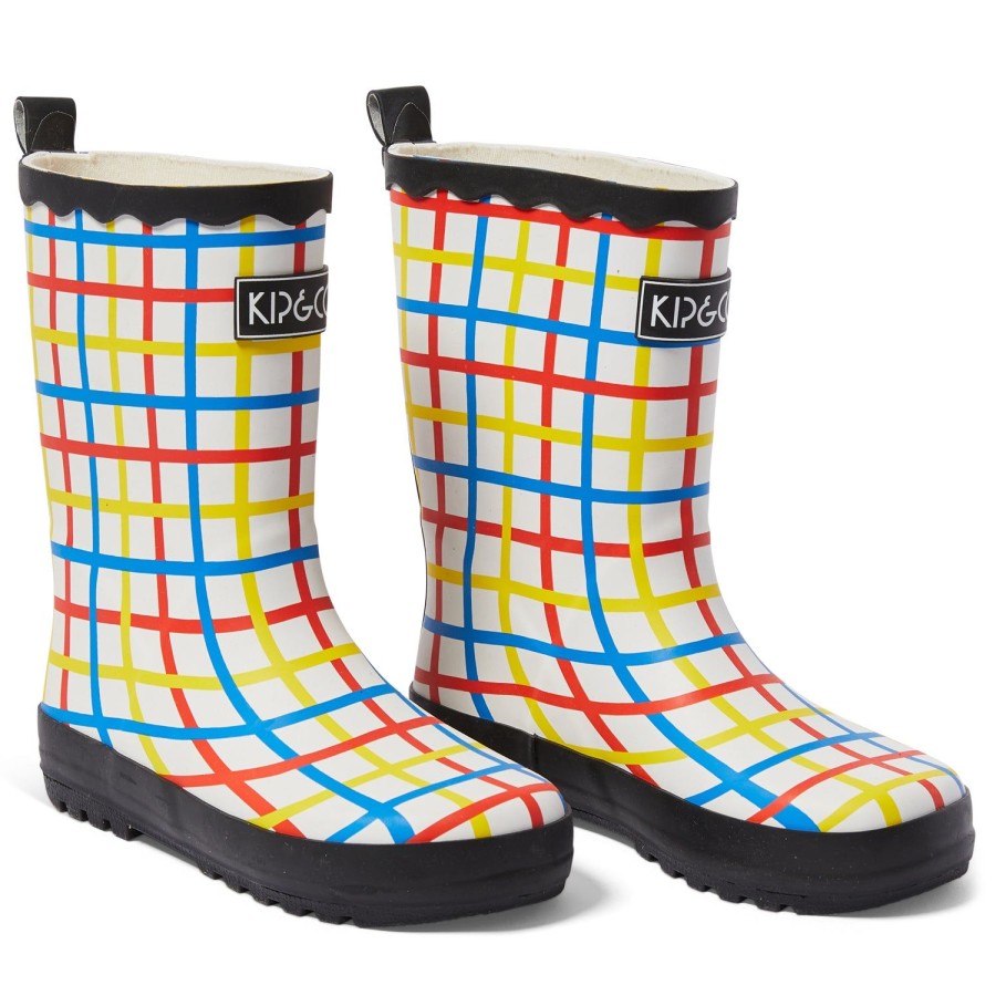 Kid Kip&Co | Primary Tartan Kids Gumboot