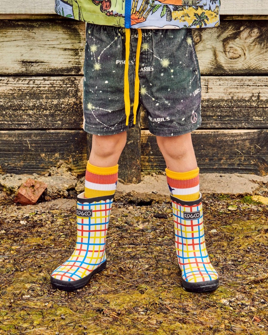 Kid Kip&Co | Primary Tartan Kids Gumboot