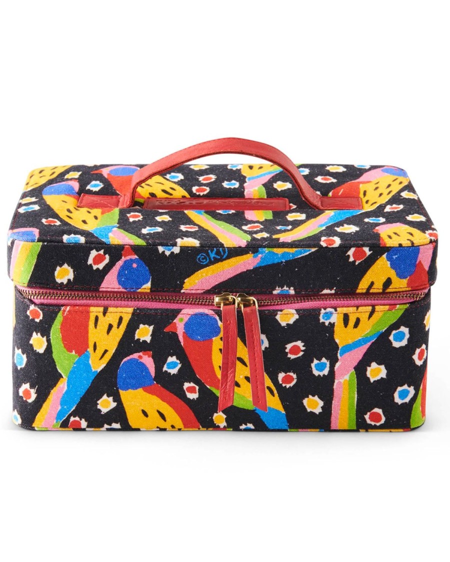 Homewares Kip&Co Toiletry Bags & Cases | Kip&Co X Ken Done Parrot Party Toiletry Case