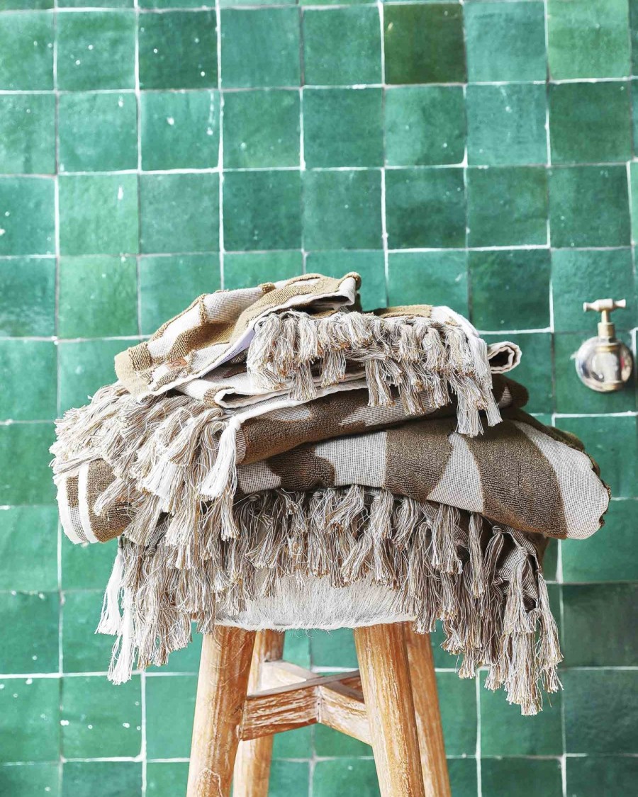 Homewares Kip&Co Towels | Bamboo Embossed Terry Hand Towel