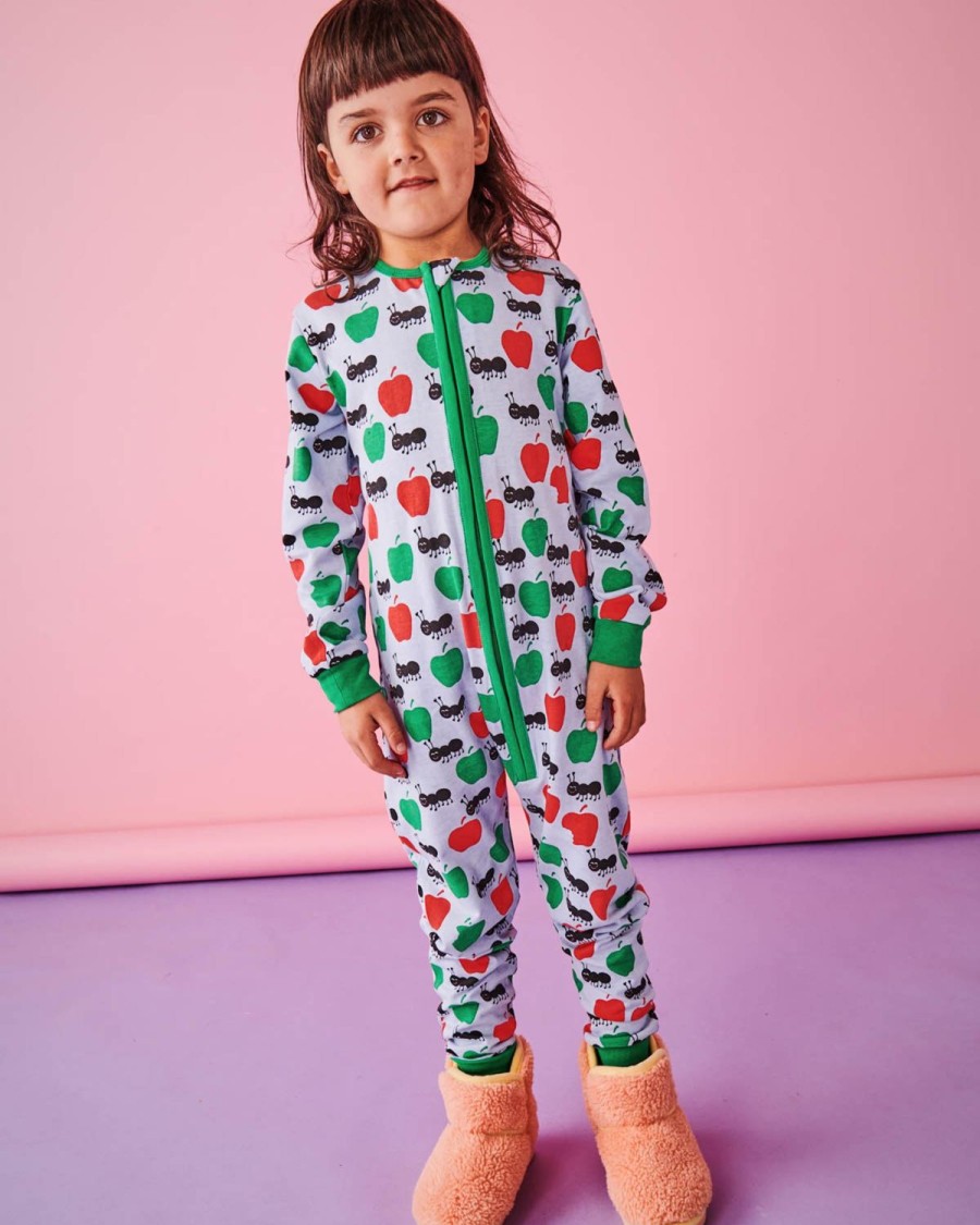 Apparel Kip&Co Kid'S Pjs | Ants Pants Organic Cotton Pyjama Onesie