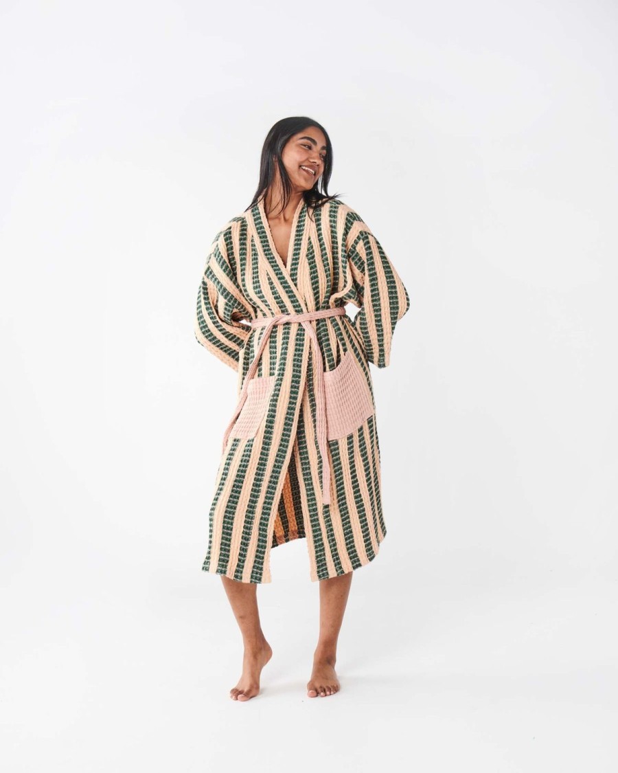 Apparel Kip&Co Adult Robes | Folklore Waffle Bath Robe