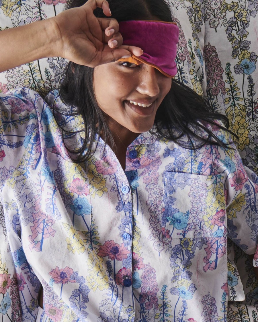 Homewares Kip&Co Eye Masks | Kiss Me Velvet Eye Mask