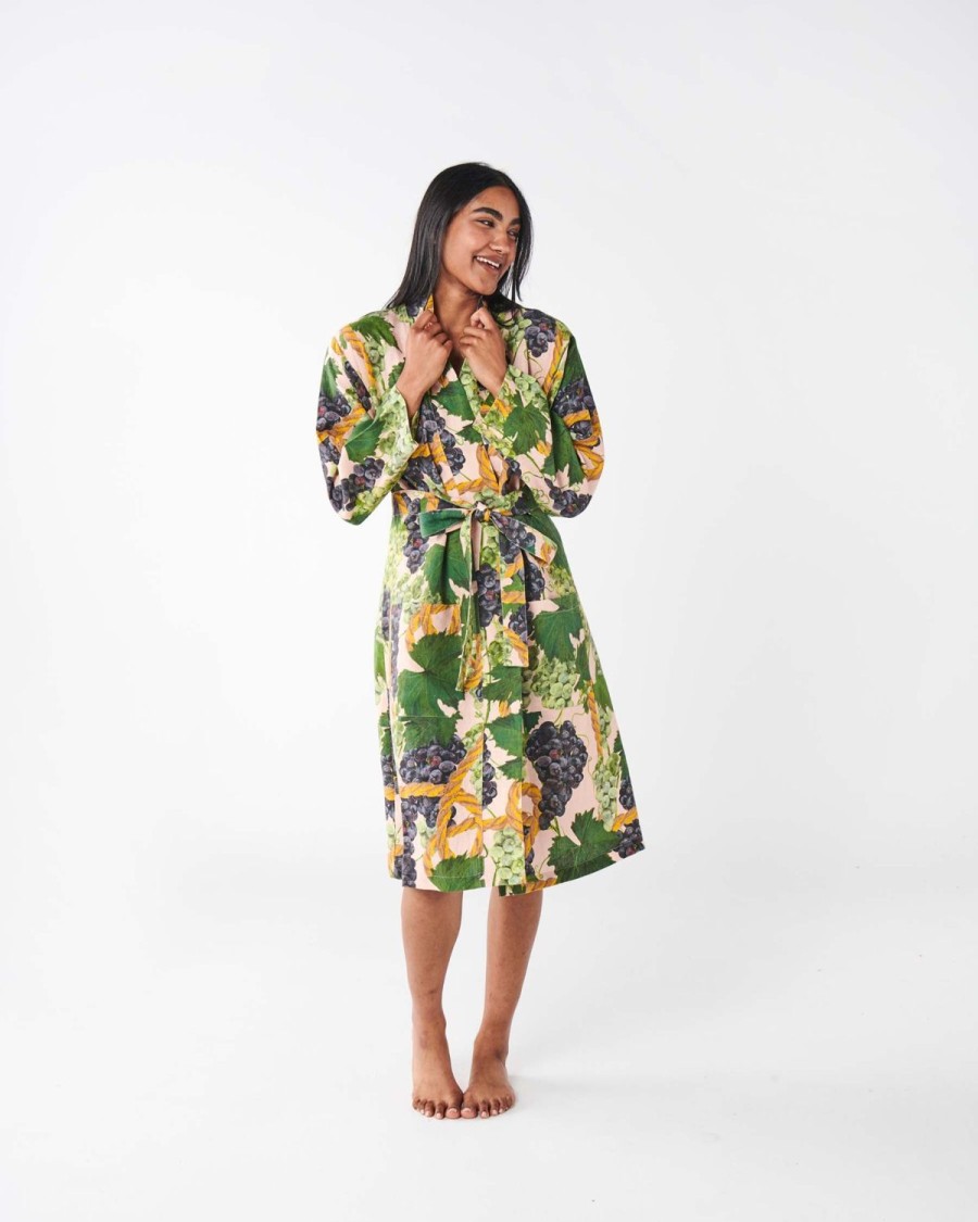 Apparel Kip&Co Adult Robes | The Vine Linen Robe